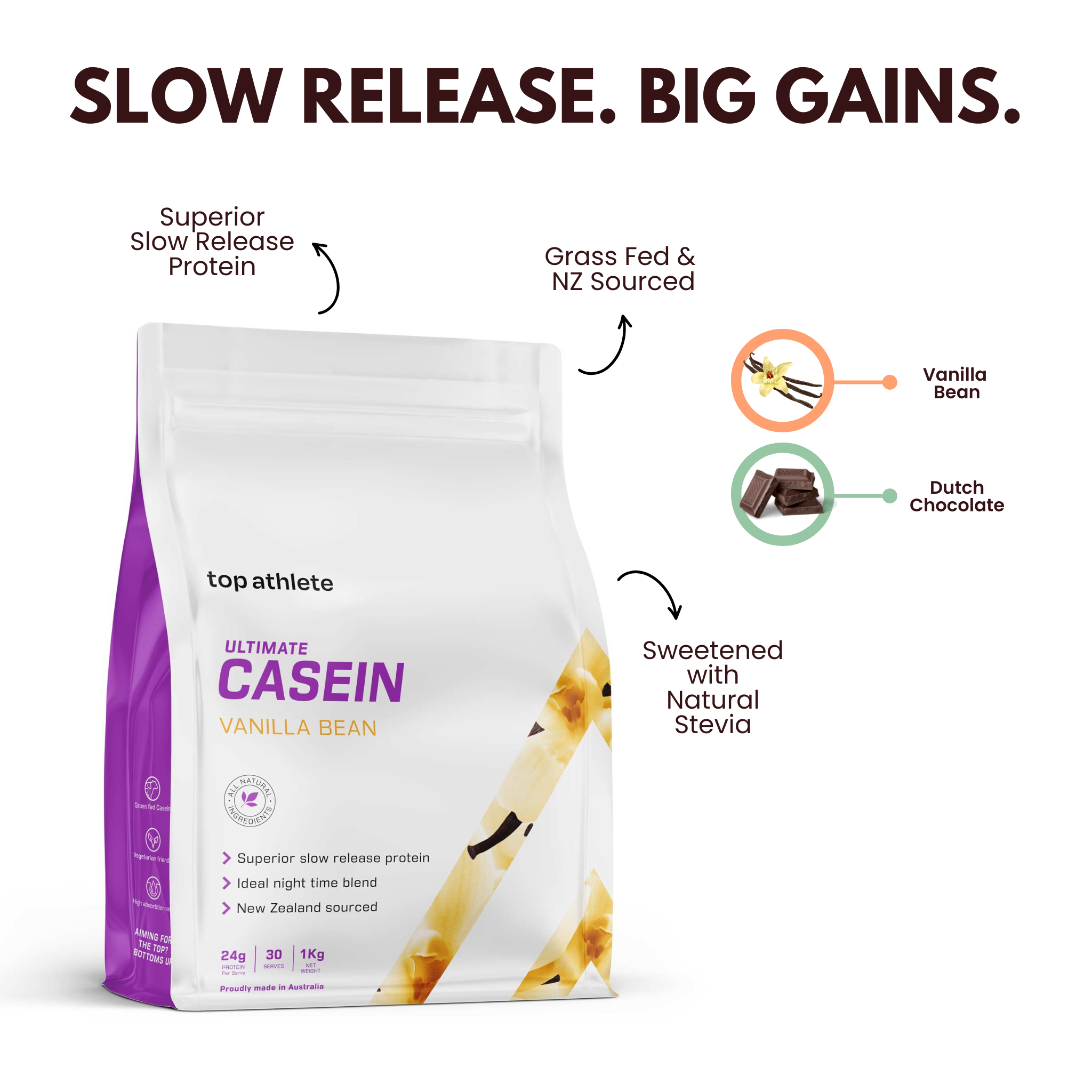 Ultimate Casein Vanilla Bean