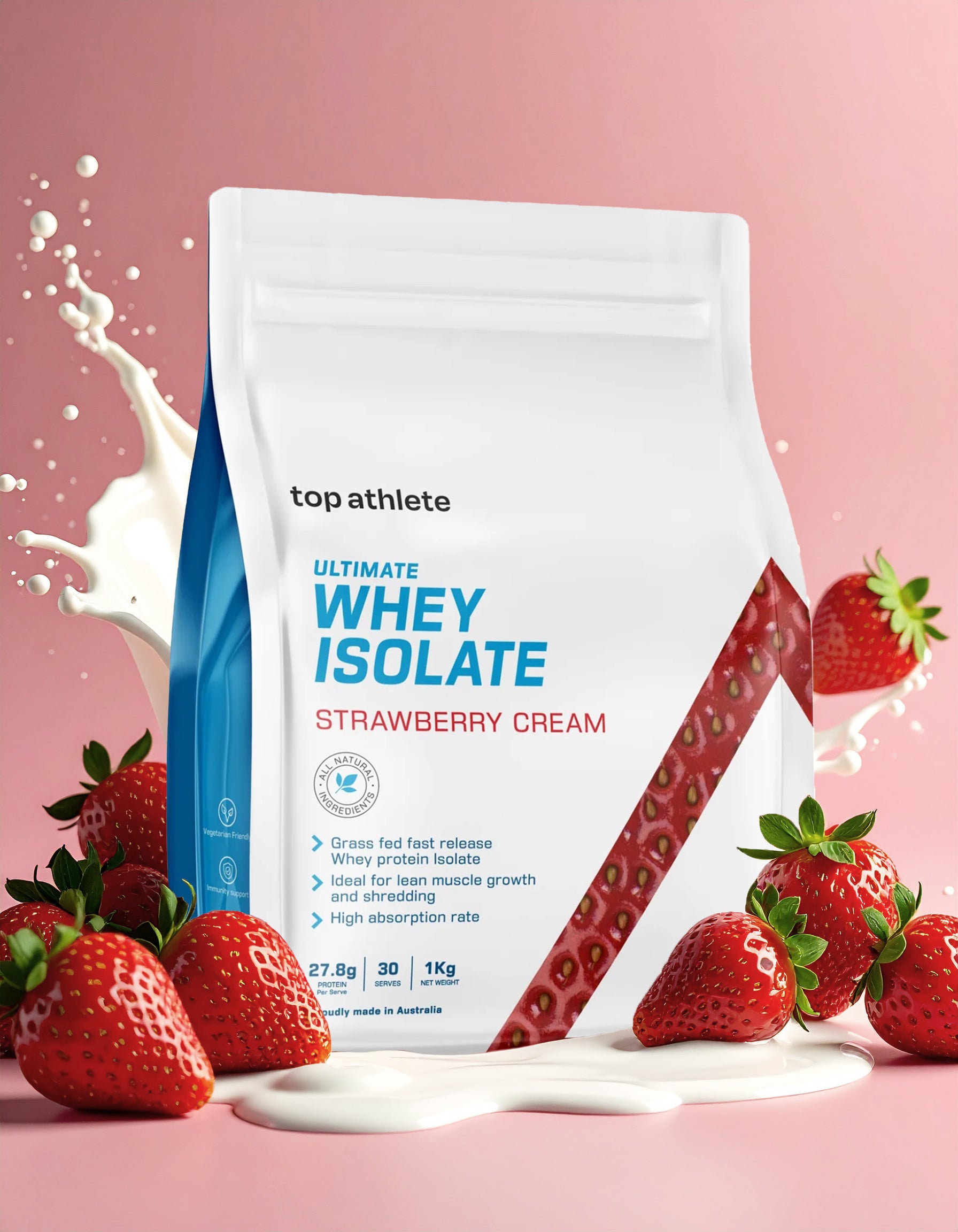 Ultimate Whey Isolate Strawberry Cream