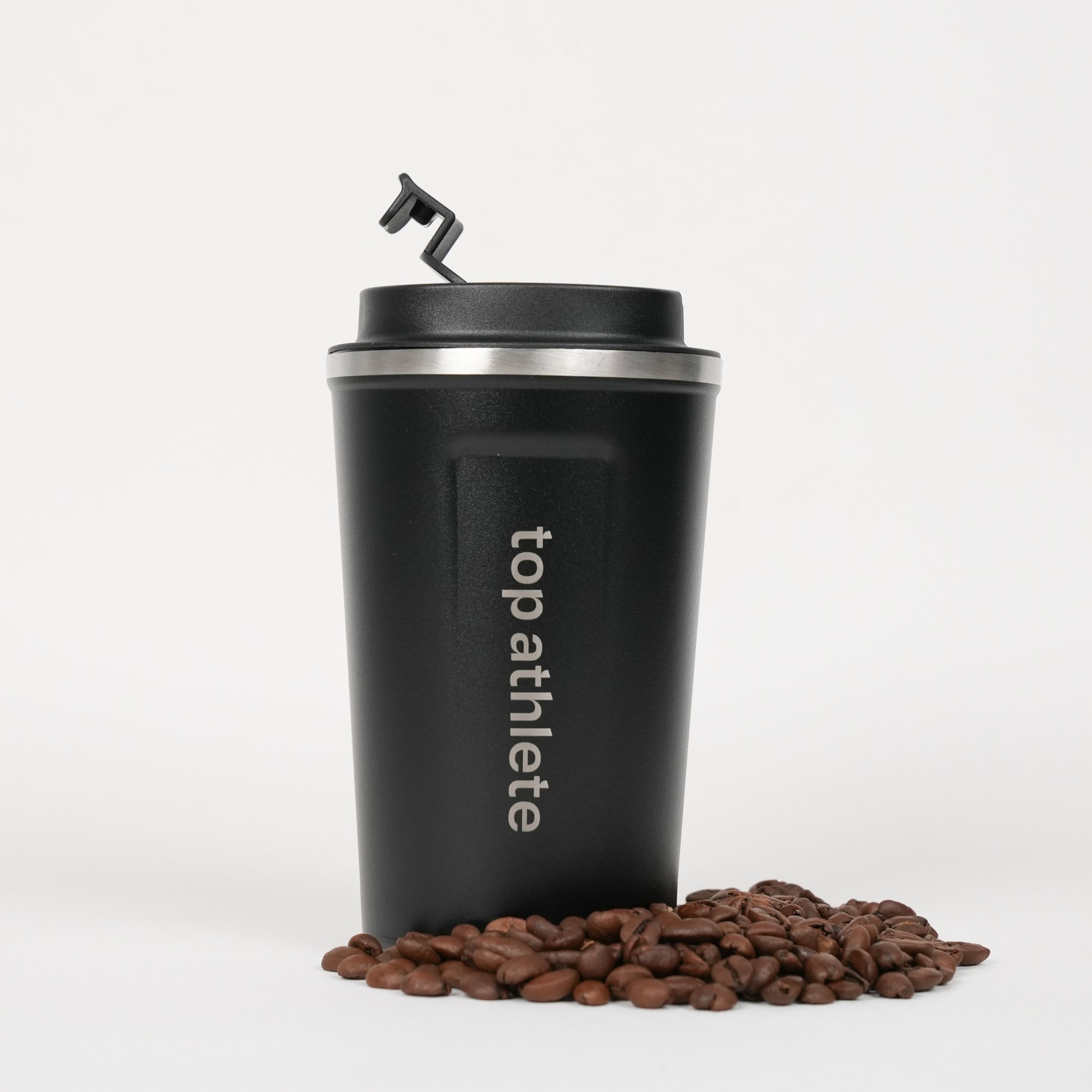 FREE Reusable Coffee Cup Black | 380ml - 13oz