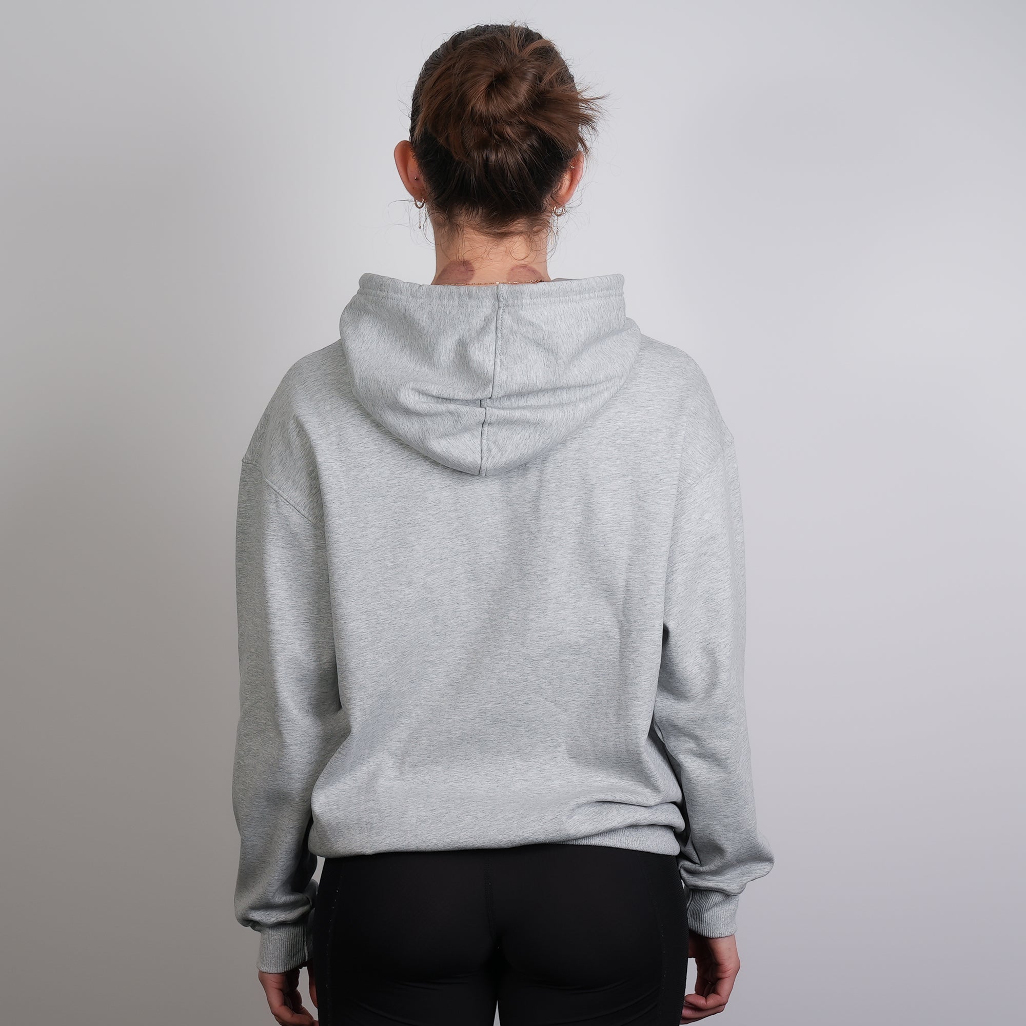 Velvet Fleece Hoodie Light Grey - Top Athlete