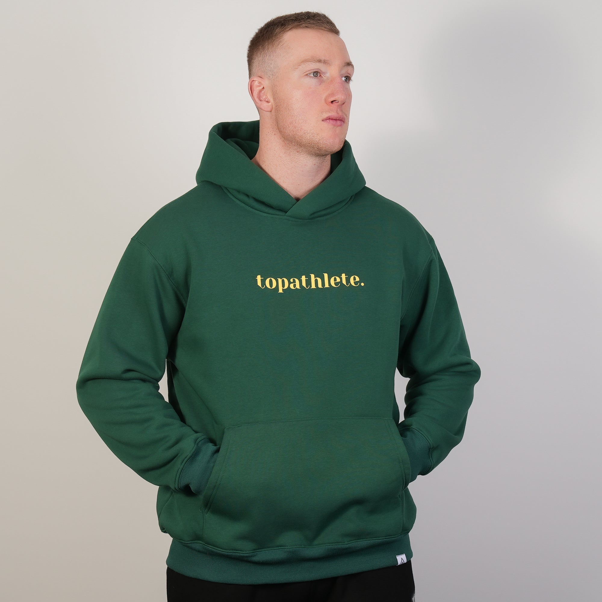 Green clearance fleece hoodie