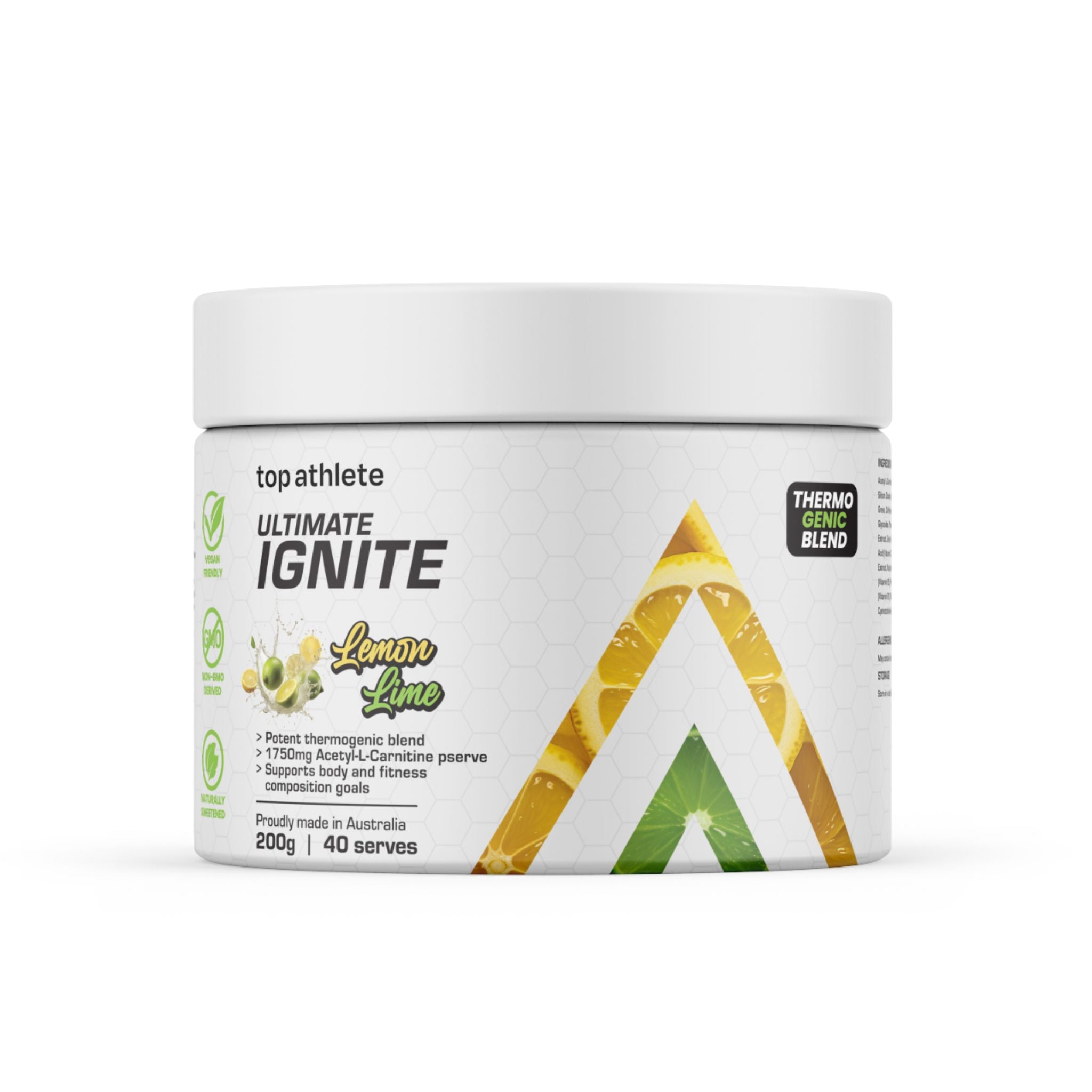 Top Athlete Ultimate Ignite Tropical Crush Natural Metabolic Enhancer Shredding