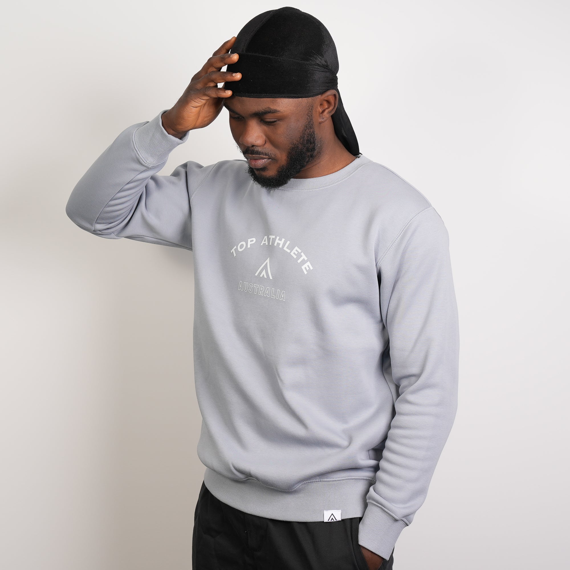 Rover Crew Neck Haze Blue - Top Athlete