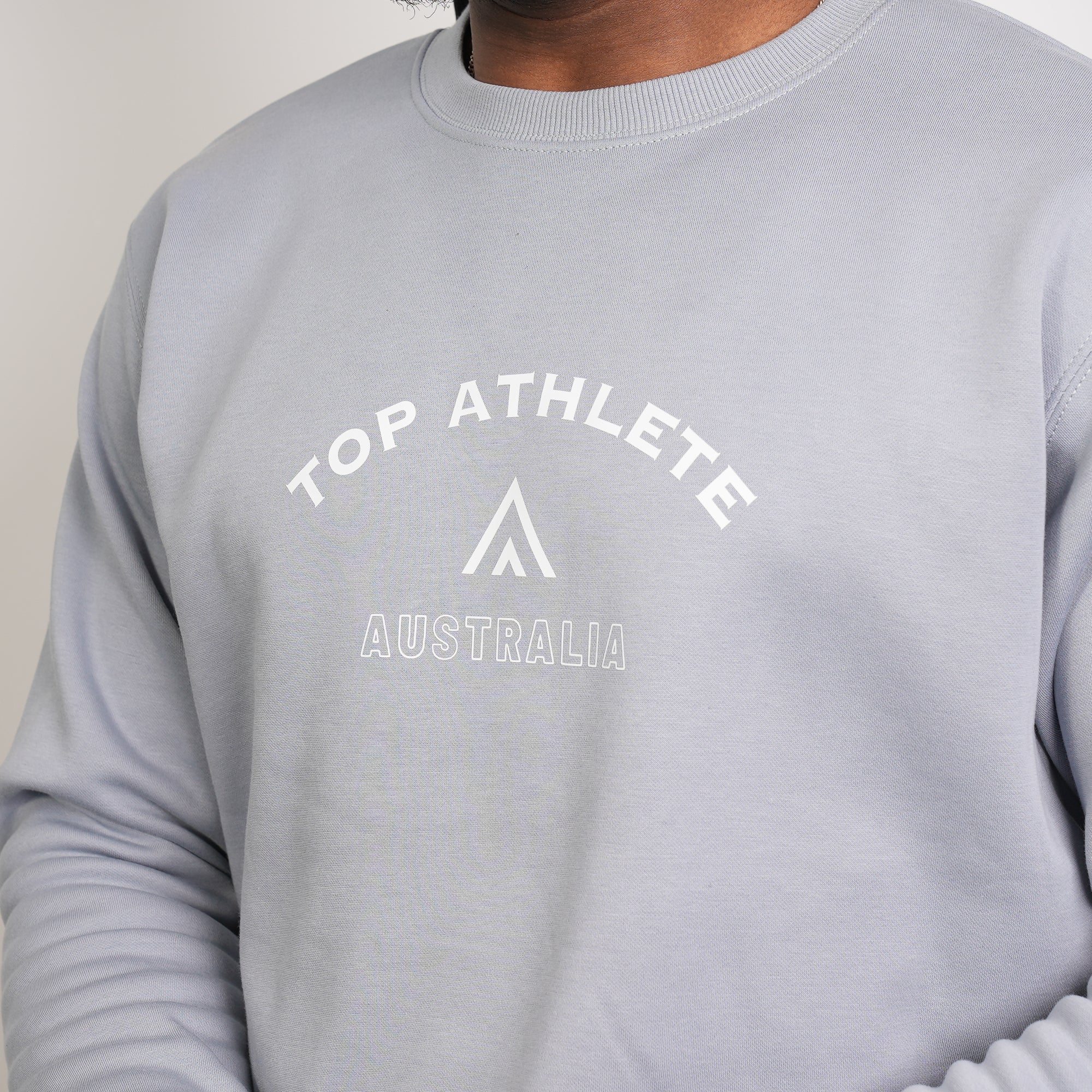 Rover Crew Neck Haze Blue - Top Athlete