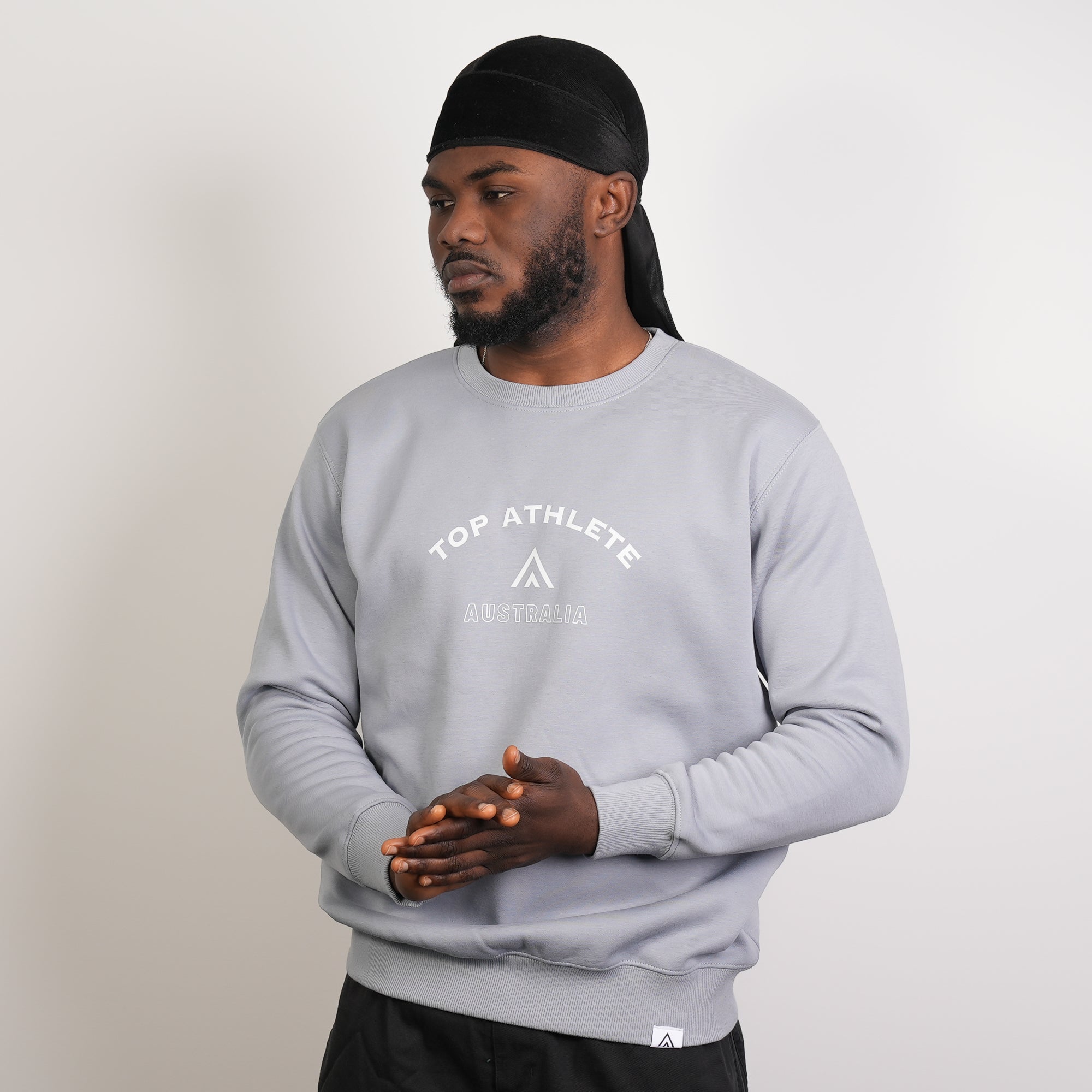 Rover Crew Neck Haze Blue - Top Athlete