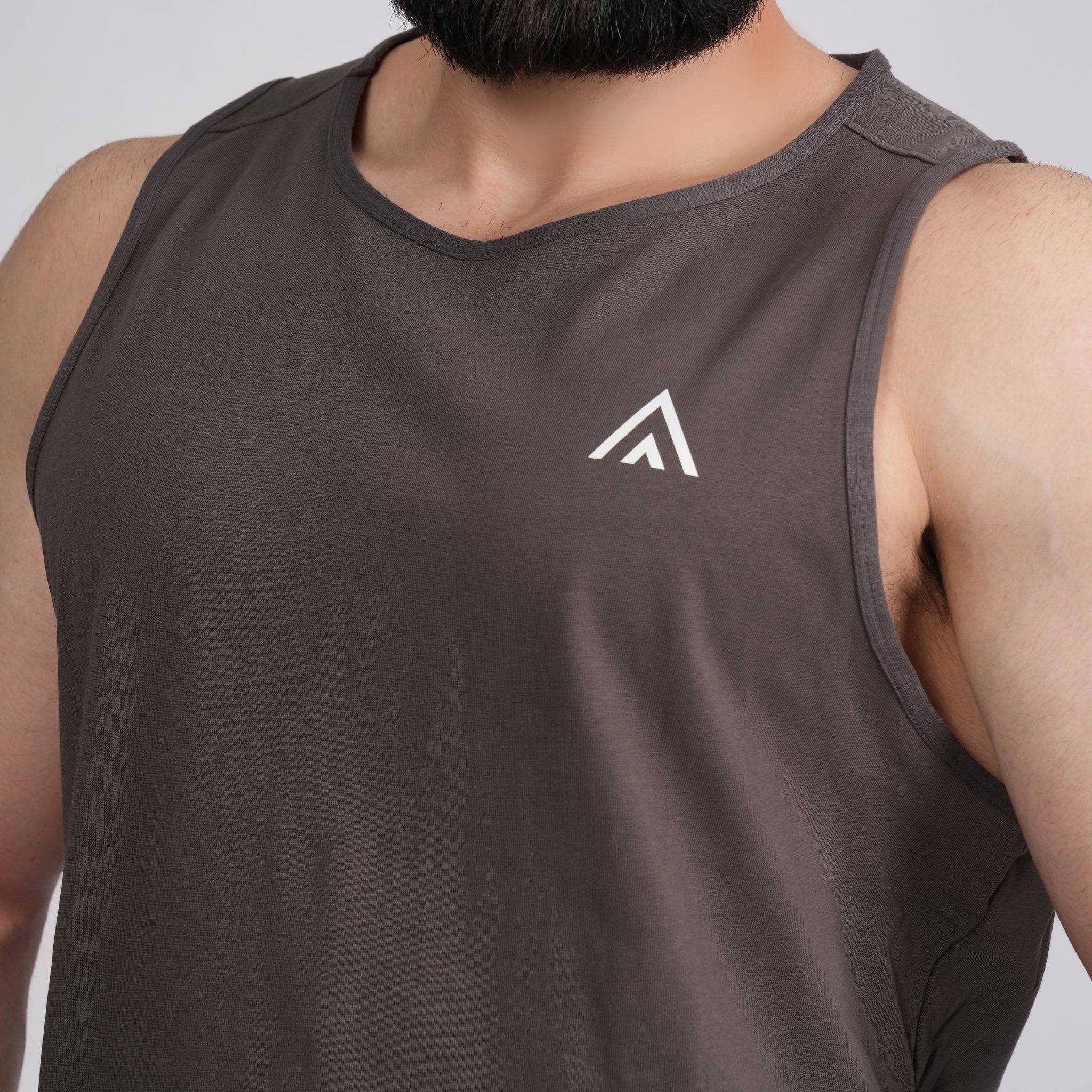 Cotton Singlet Grey