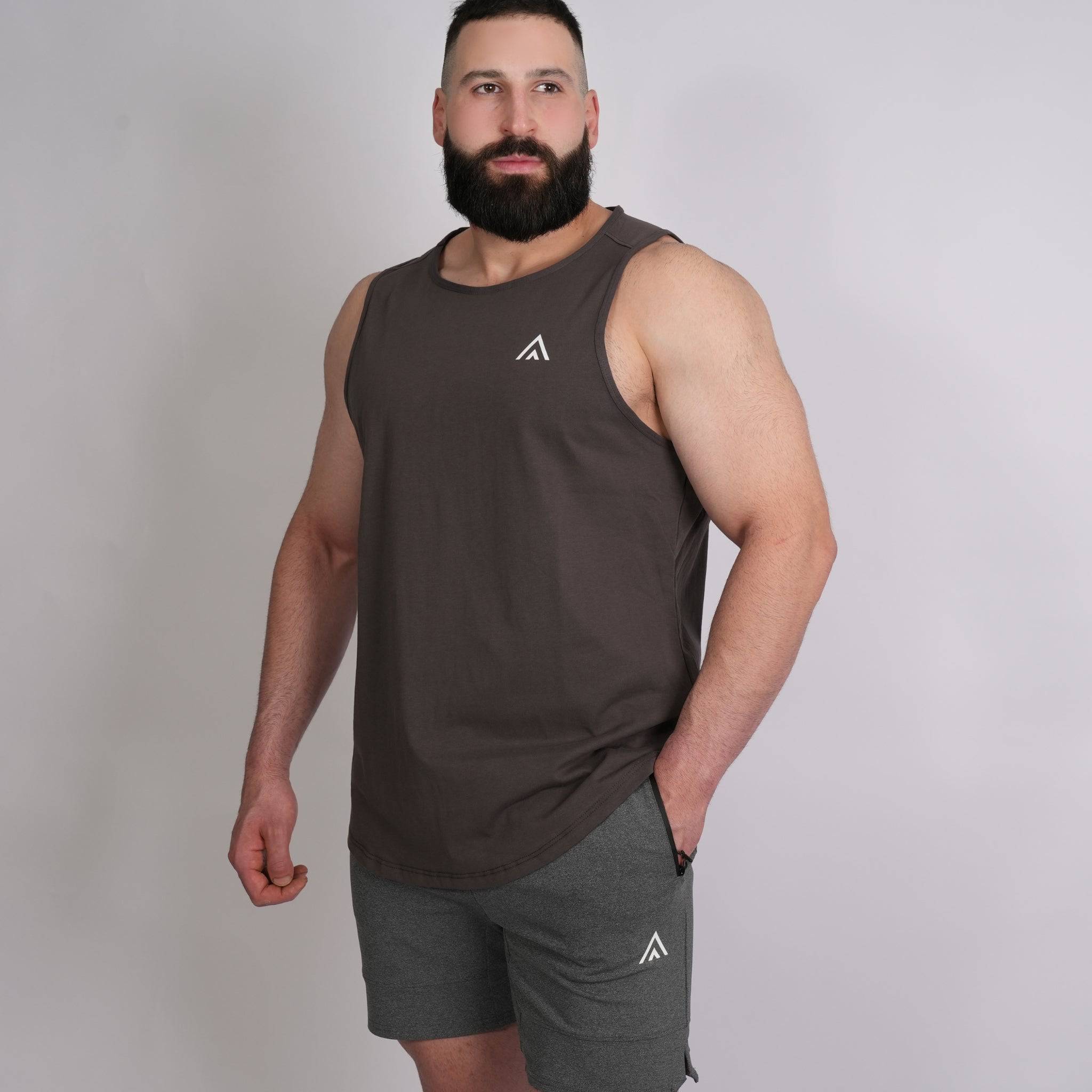 Cotton Singlet Grey