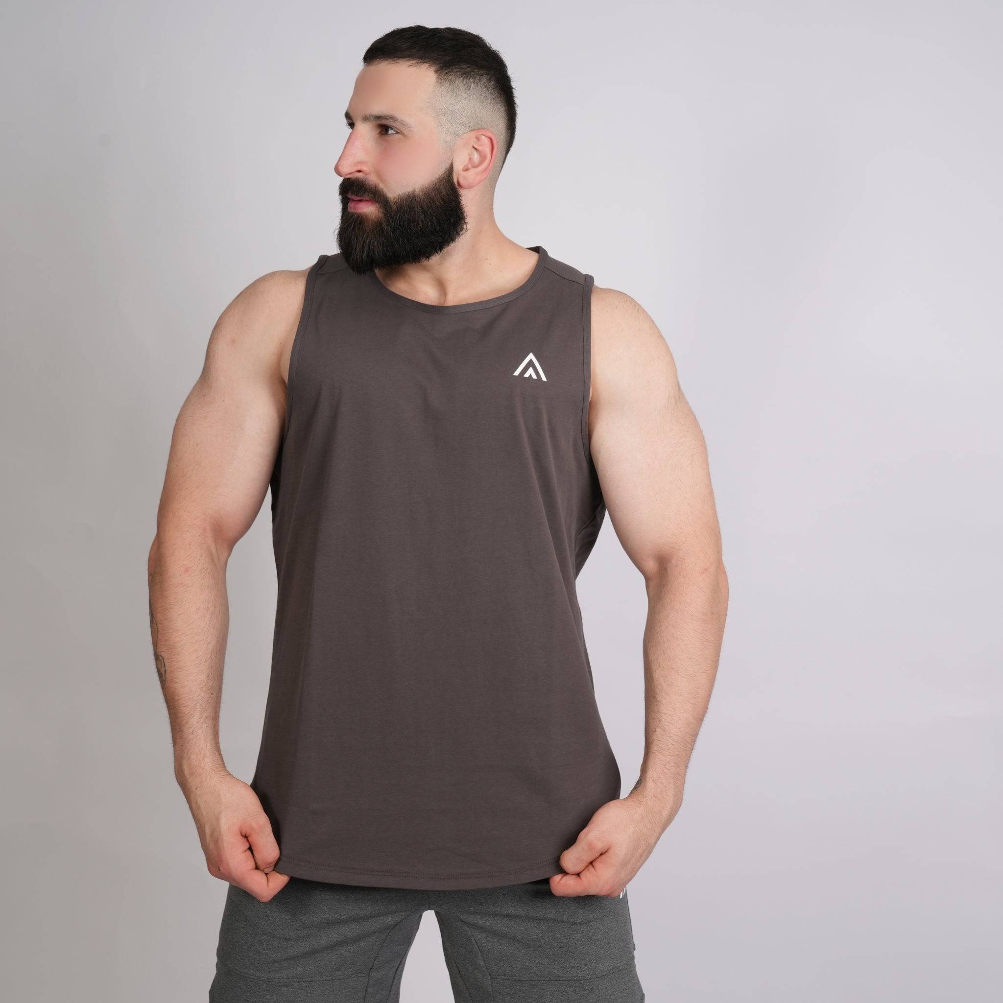 Cotton Singlet Grey