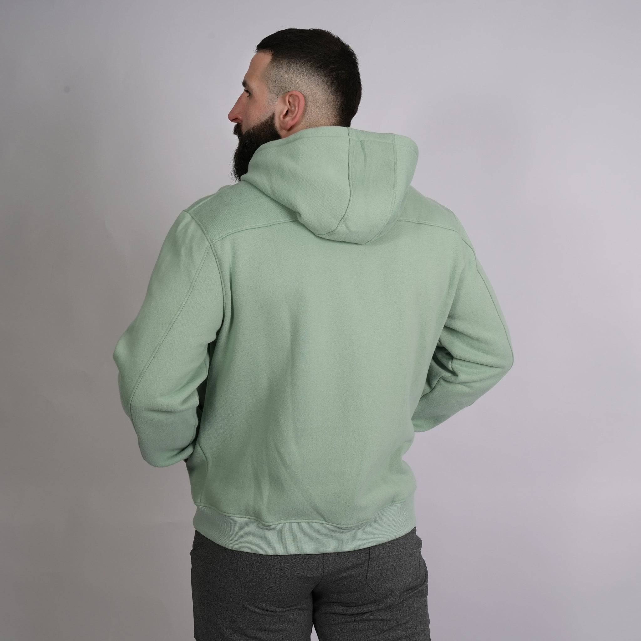 Heavy Fleece Jacket Light Green