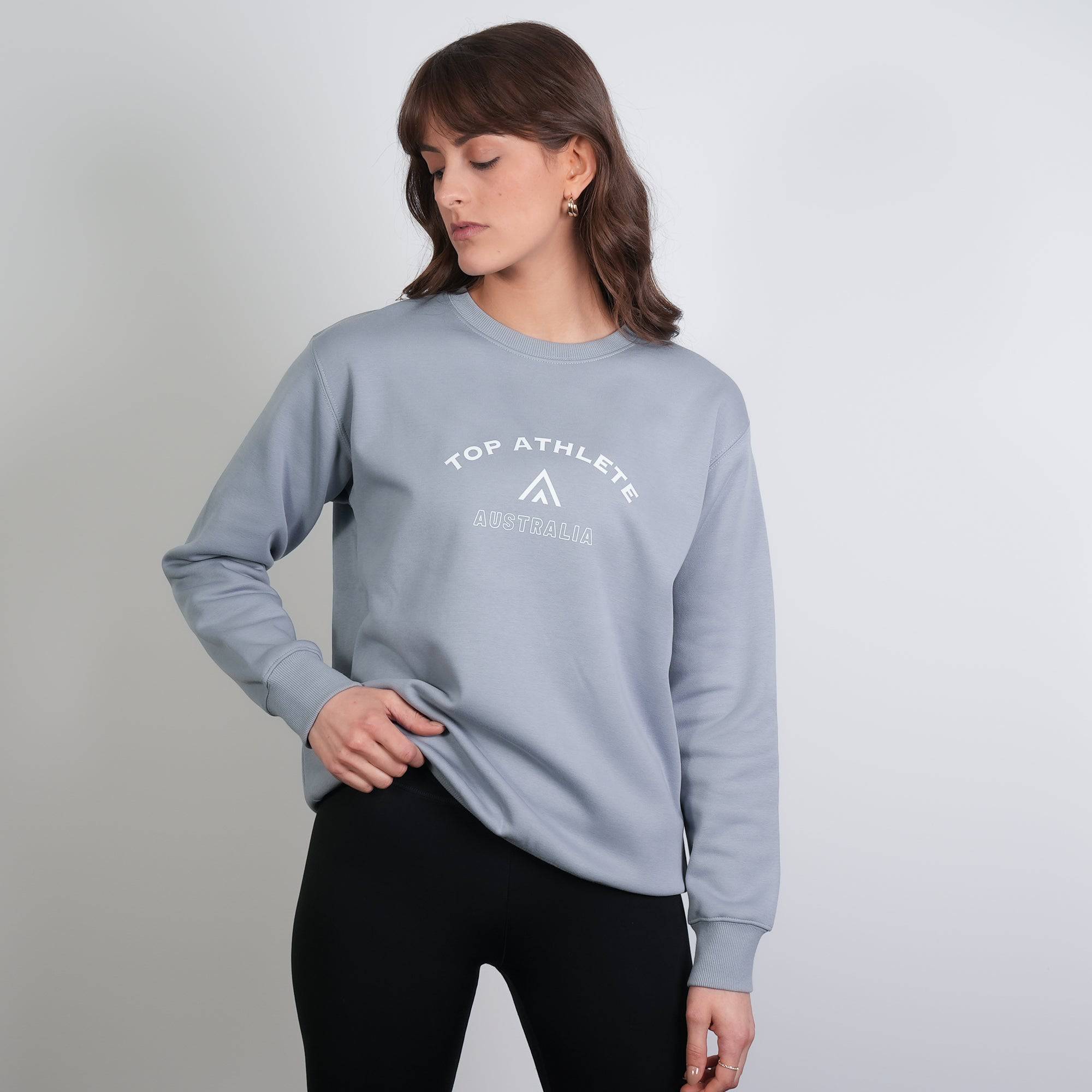 Rover Crew Neck Haze Blue