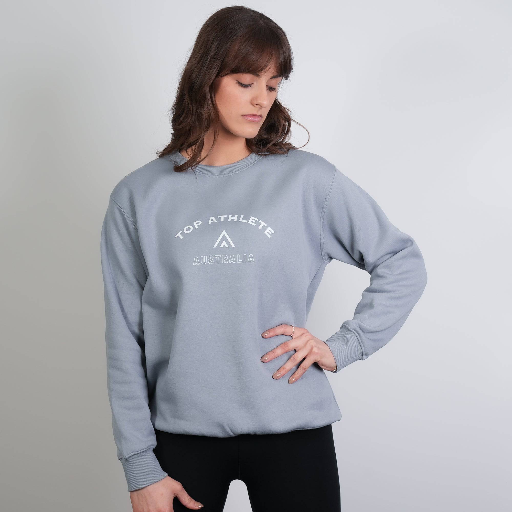 Rover Crew Neck Haze Blue