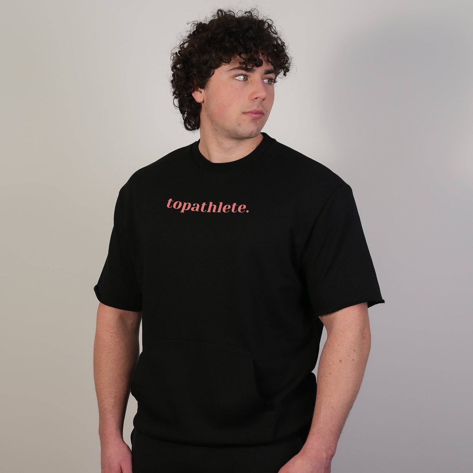 Top Athlete Short Sleeve Crew Neck Black