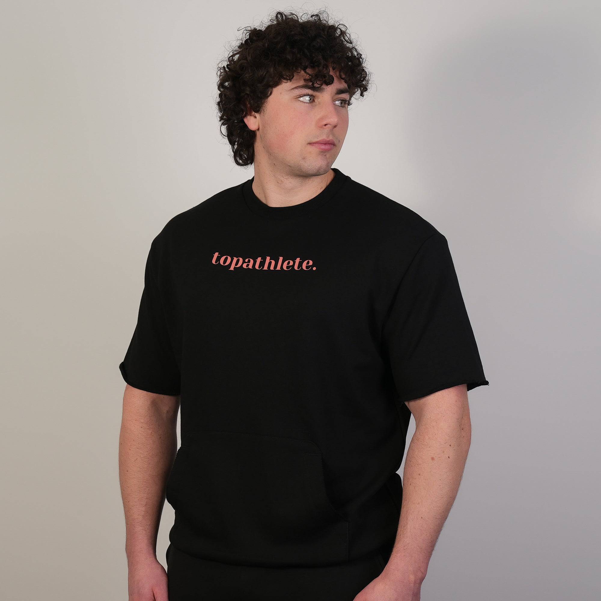 Top Athlete Short Sleeve Crew Neck Black