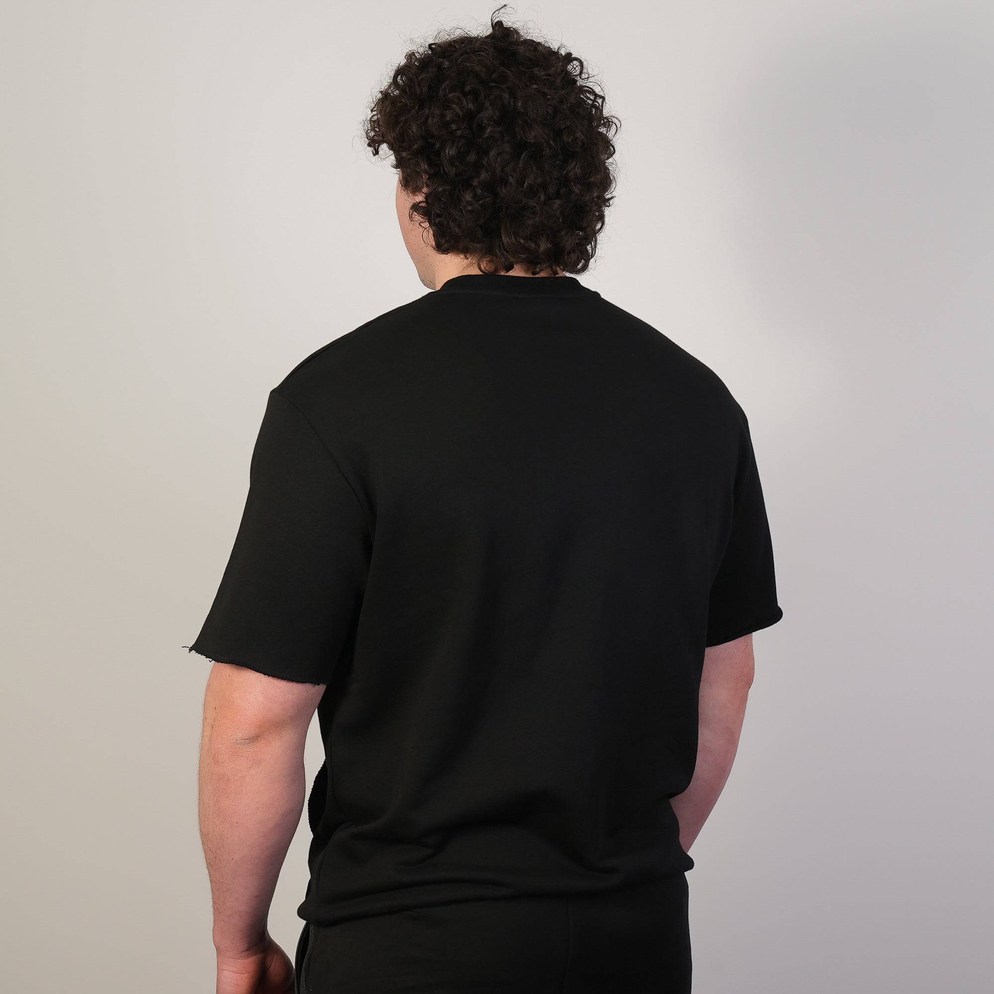 Short Sleeve Crew Neck Black