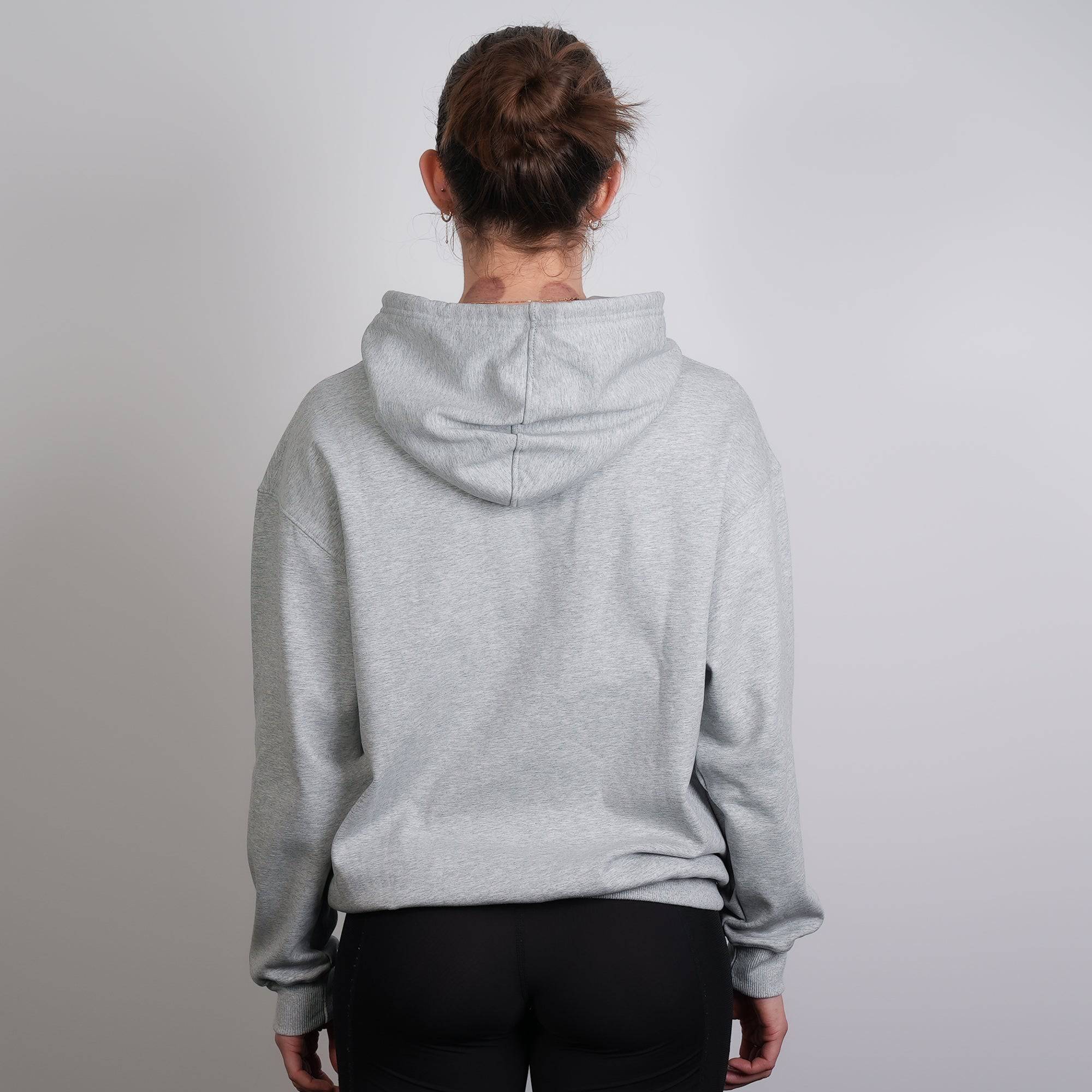 Velvet Fleece Hoodie Light Grey