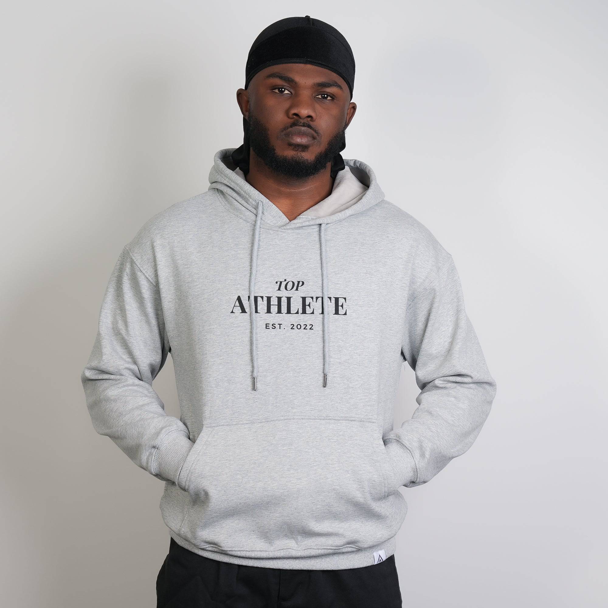 Velvet Fleece Hoodie Light Grey
