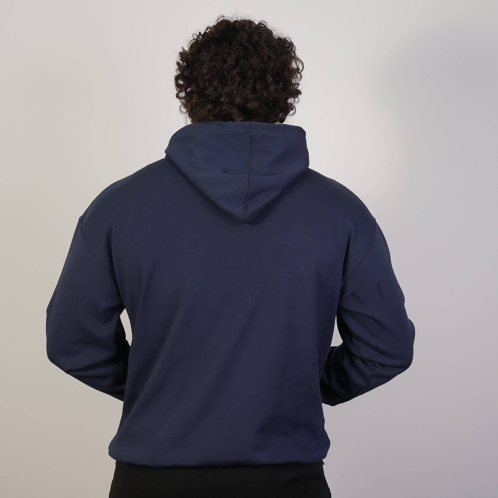 Velvet Fleece Hoodie Navy