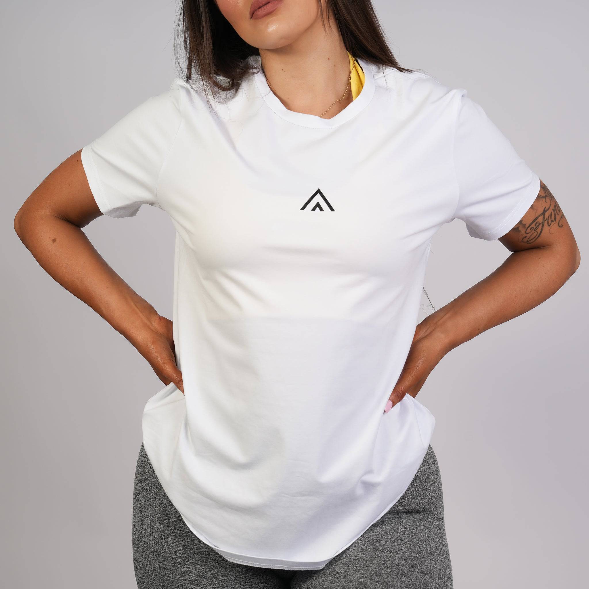 100% Cotton Tee White