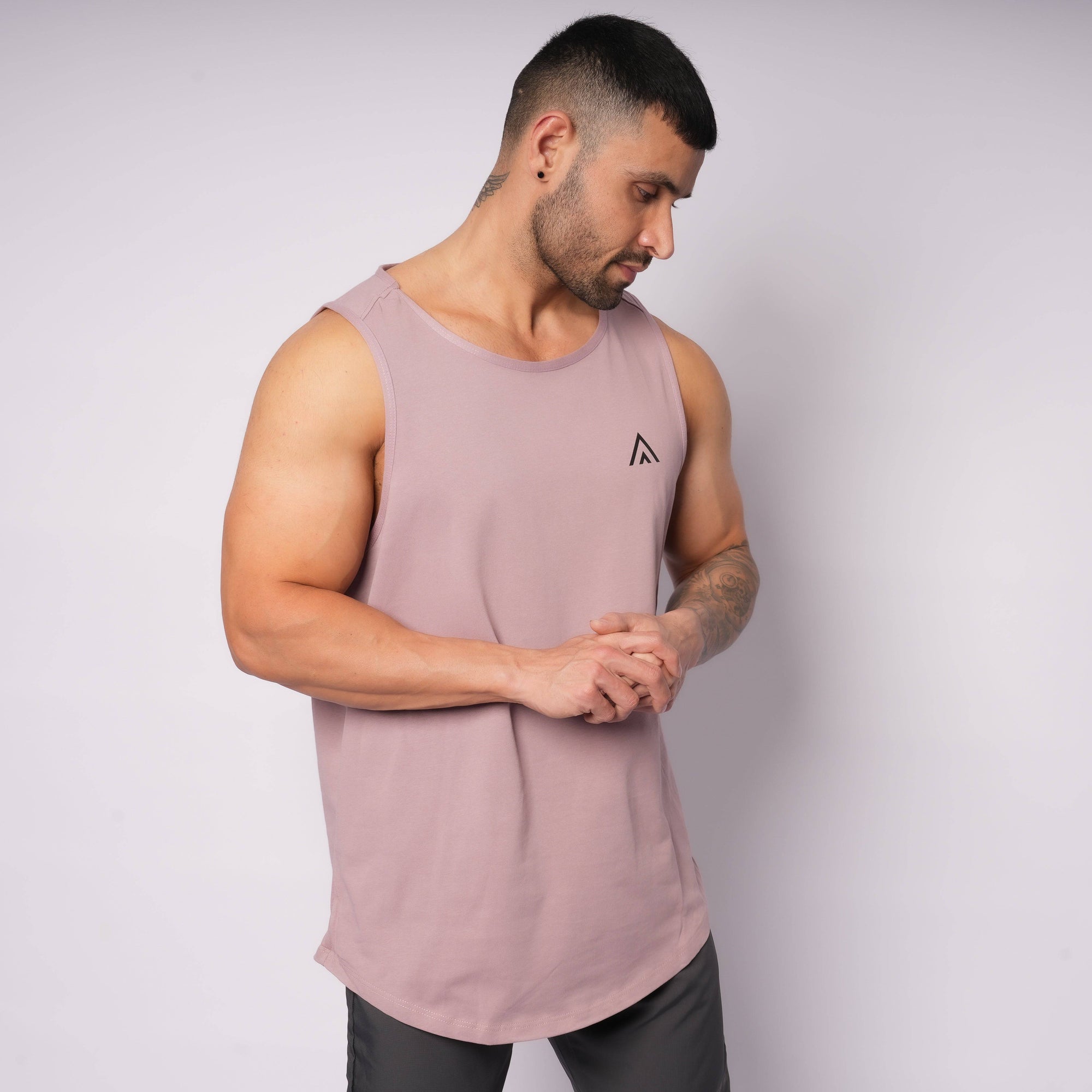 Cotton singlet Light Pink