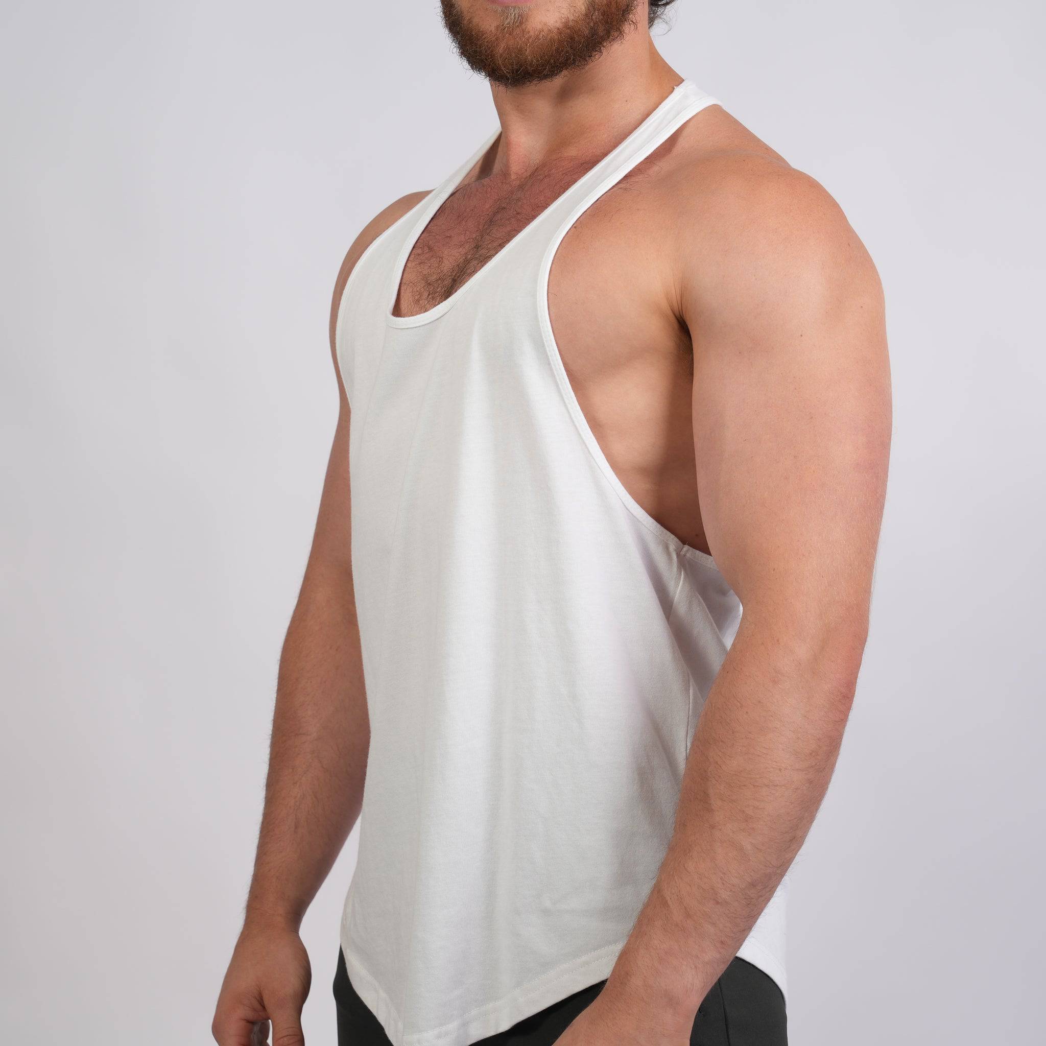 Stringer Singlet White