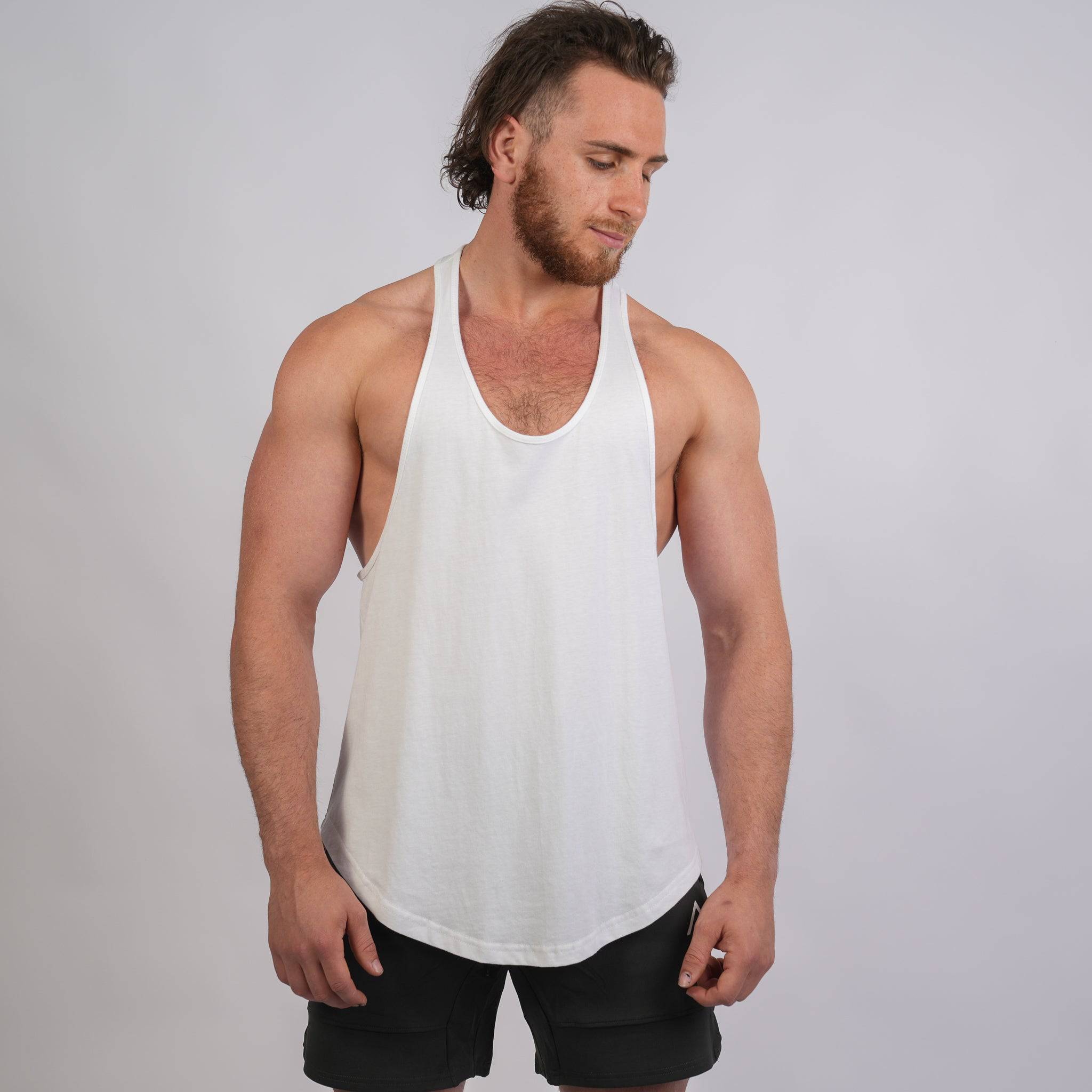 Stringer Singlet White