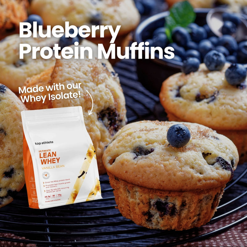 Blueberry Protein Muffins