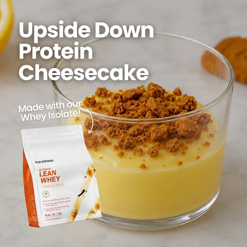 Upside Down Protein Cheesecake