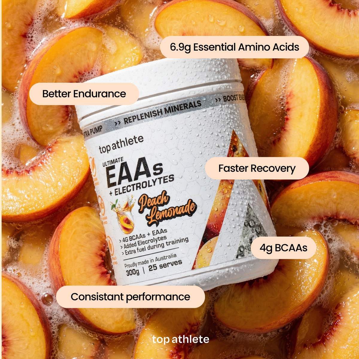 Ultimate EAA+ Electrolytes - Peach Lemonade