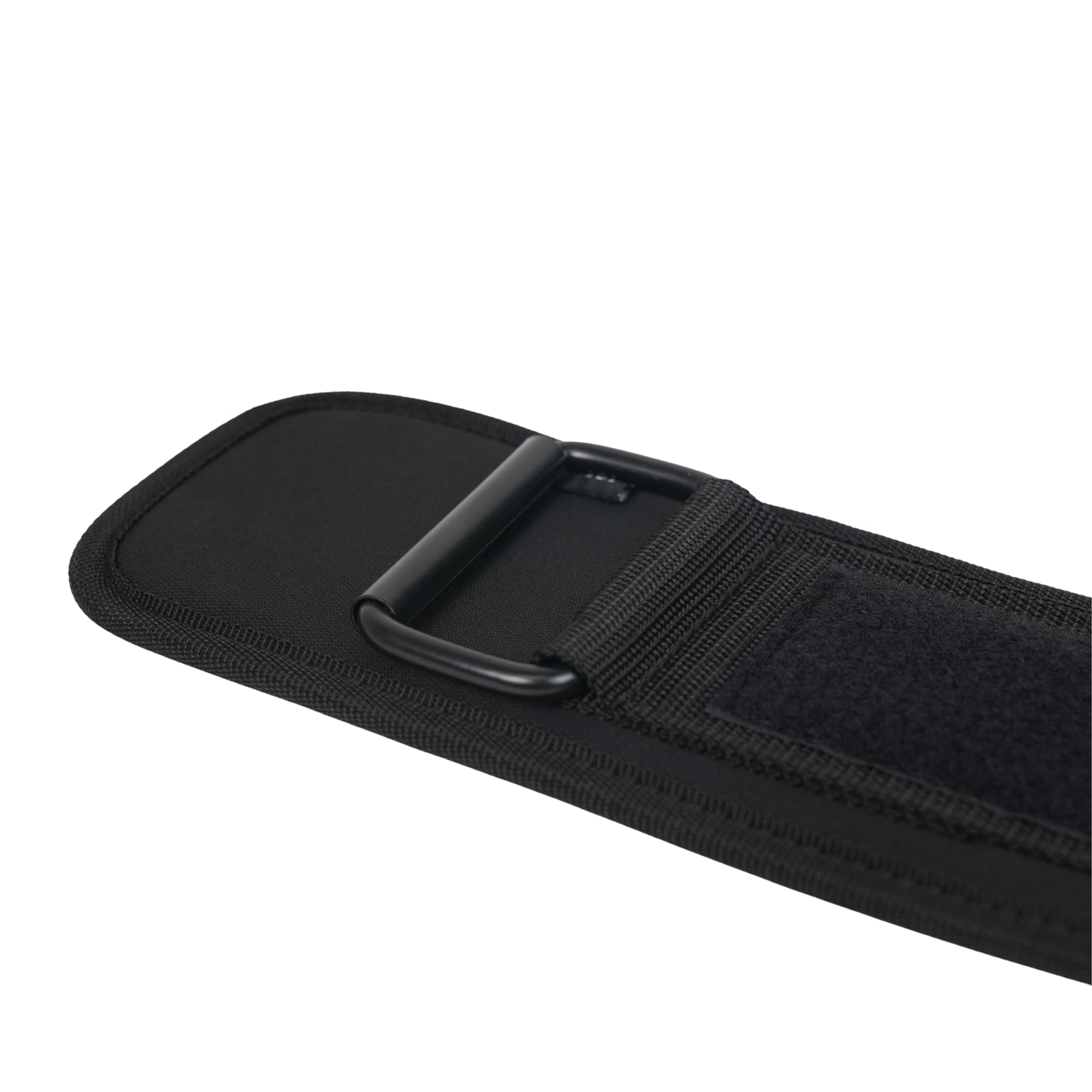 Black weight lifting belt with 'top athlete' logo