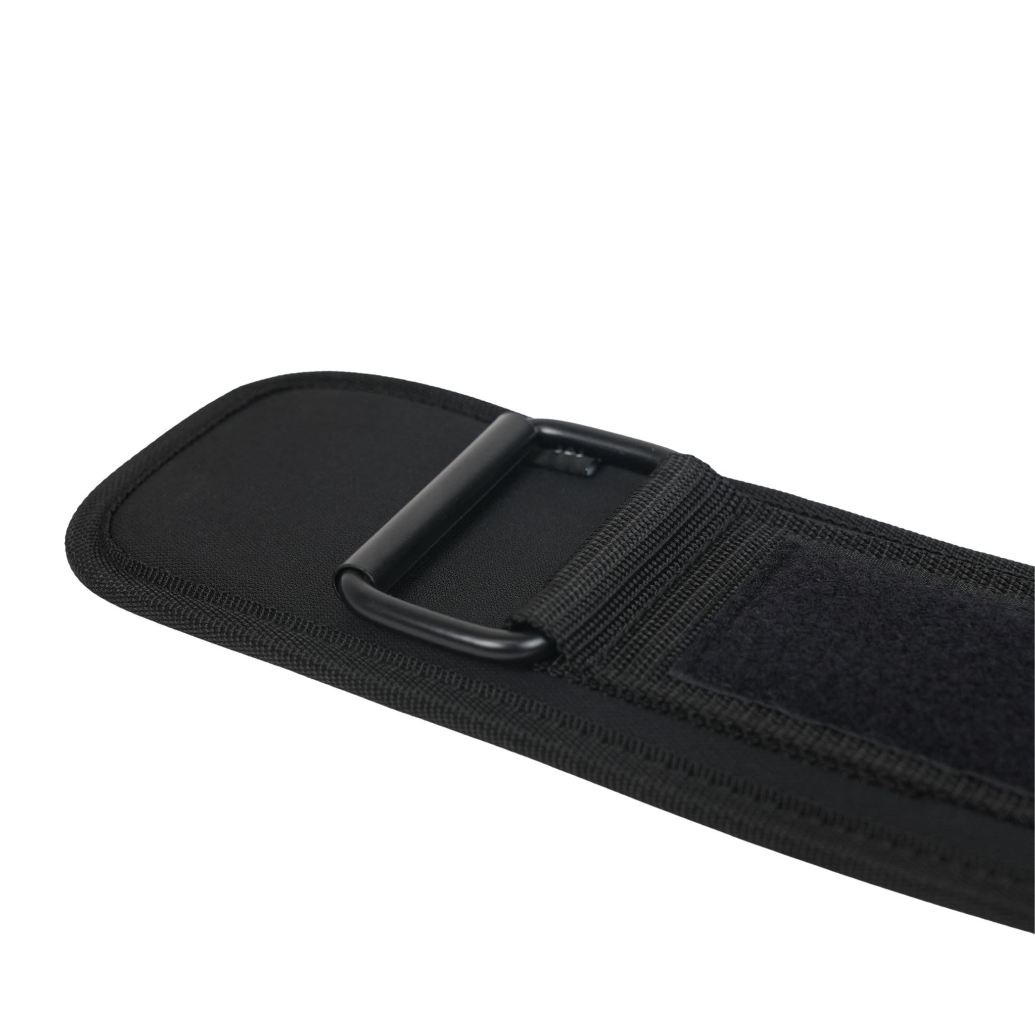 Black weight lifting belt with 'top athlete' logo