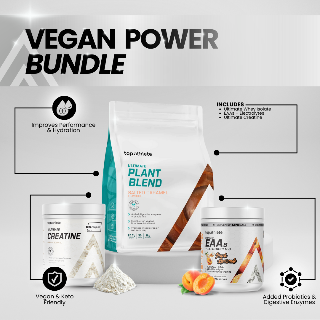 vegan power bundle Top Athlete supplements