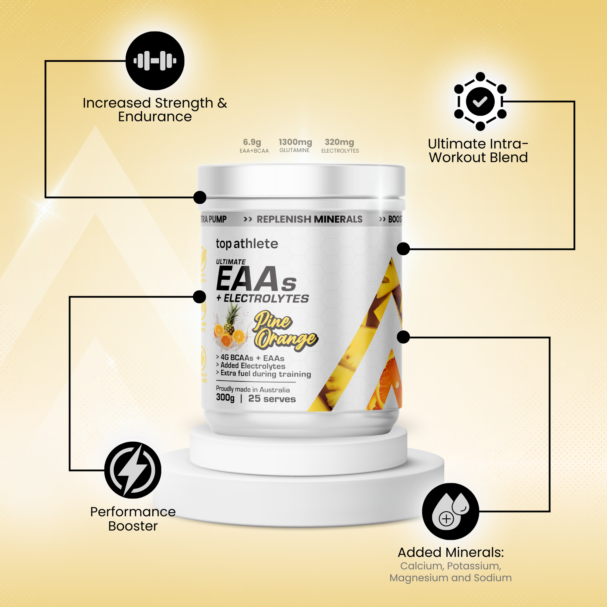 Ultimate EAA+ Electrolytes - Pine Orange