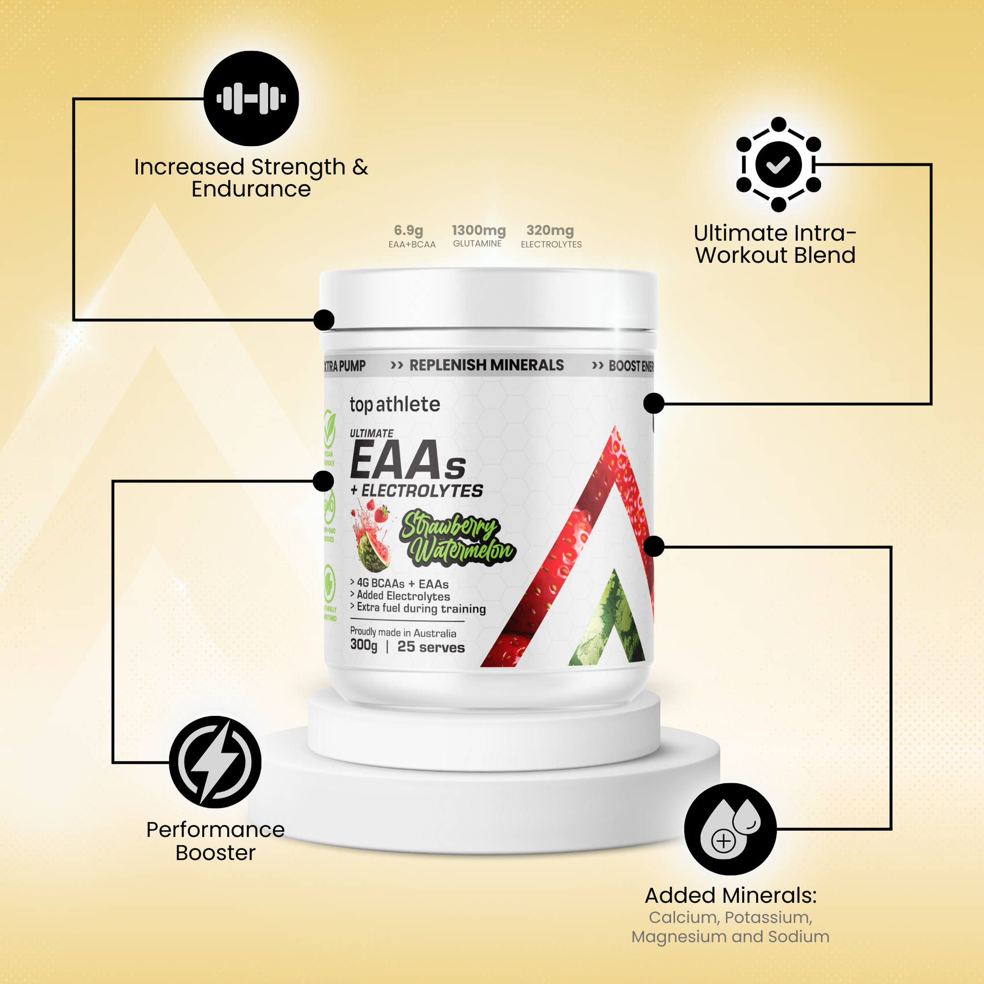 Ultimate EAA+ Electrolytes  - Strawberry Watermelon