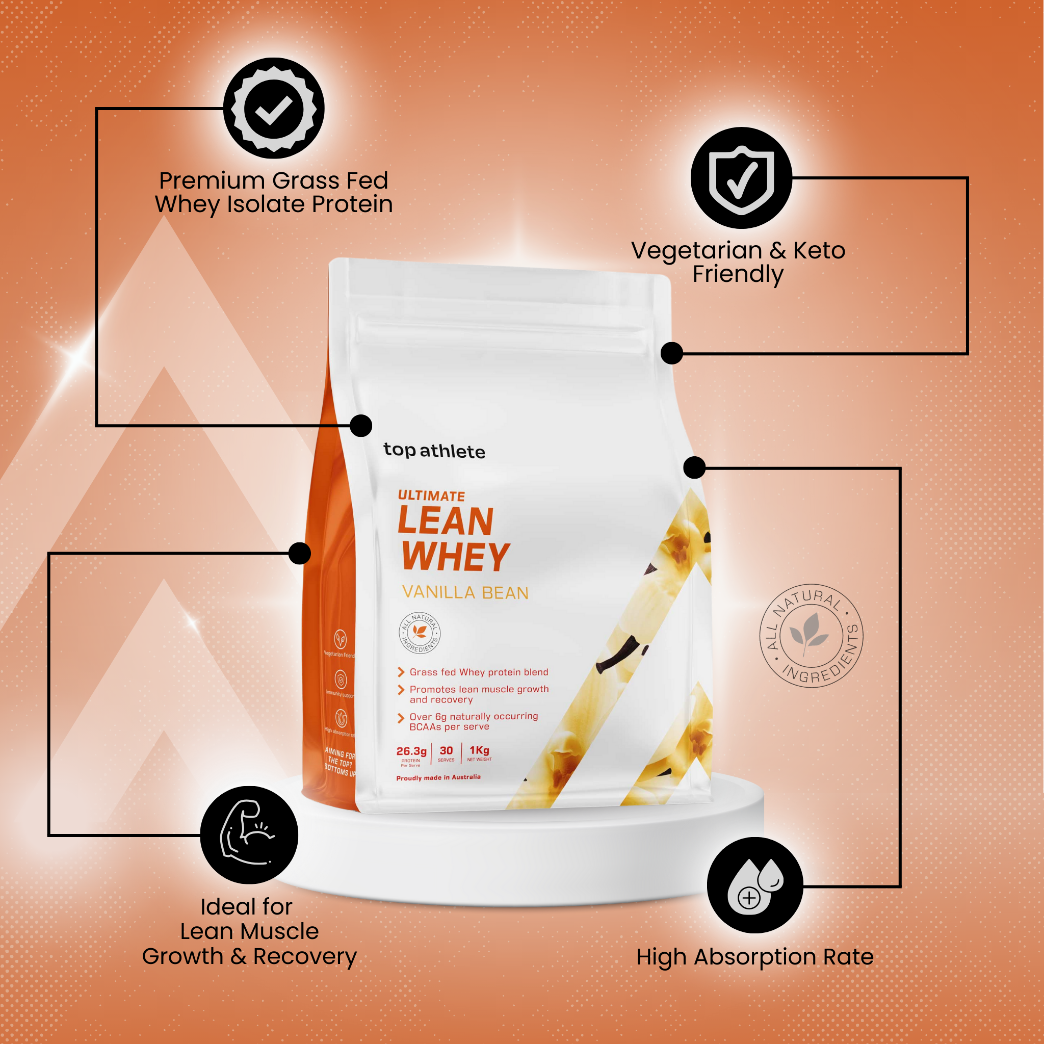 Ultimate Lean Whey Blend Vanilla Bean