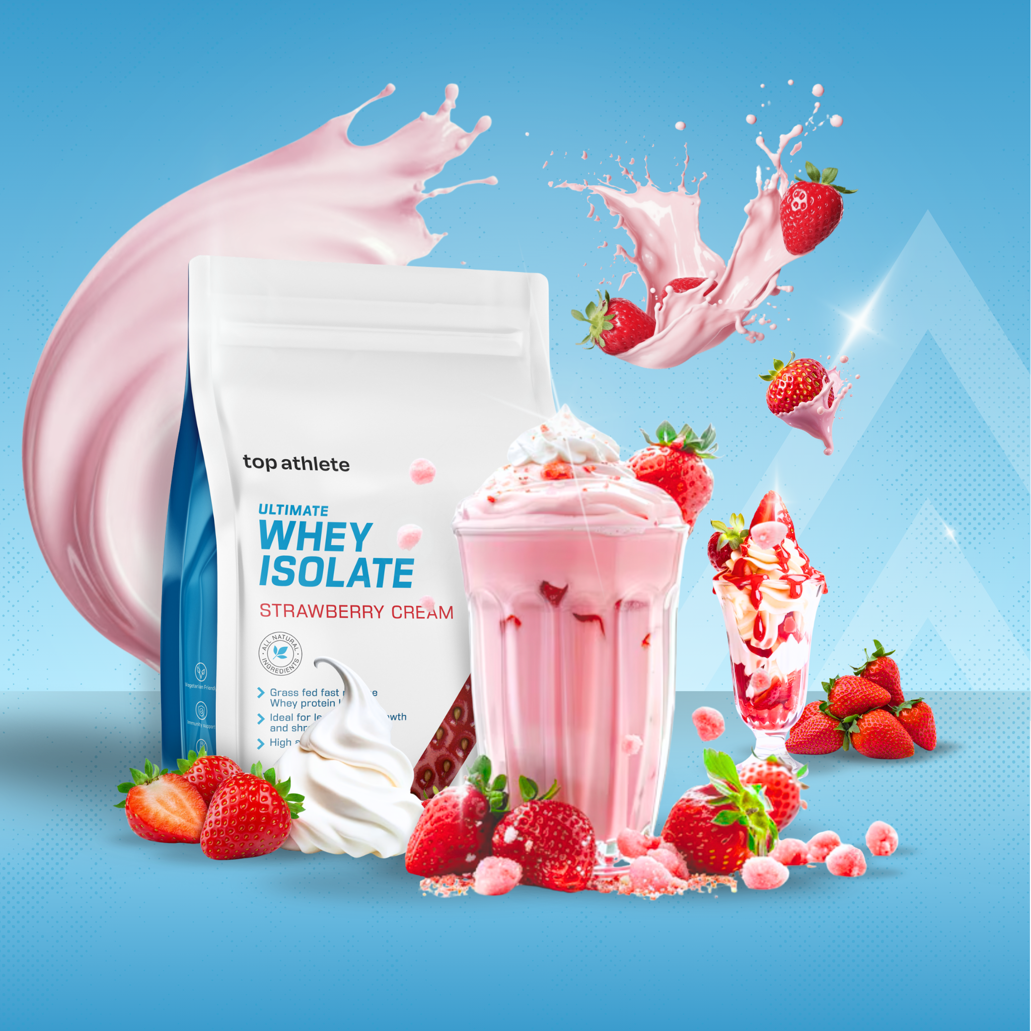 Ultimate Whey Isolate Strawberry Cream