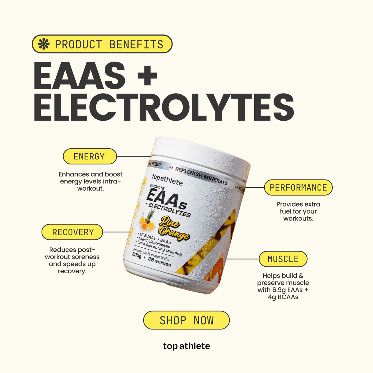 Ultimate EAA+ Electrolytes - Pine Orange