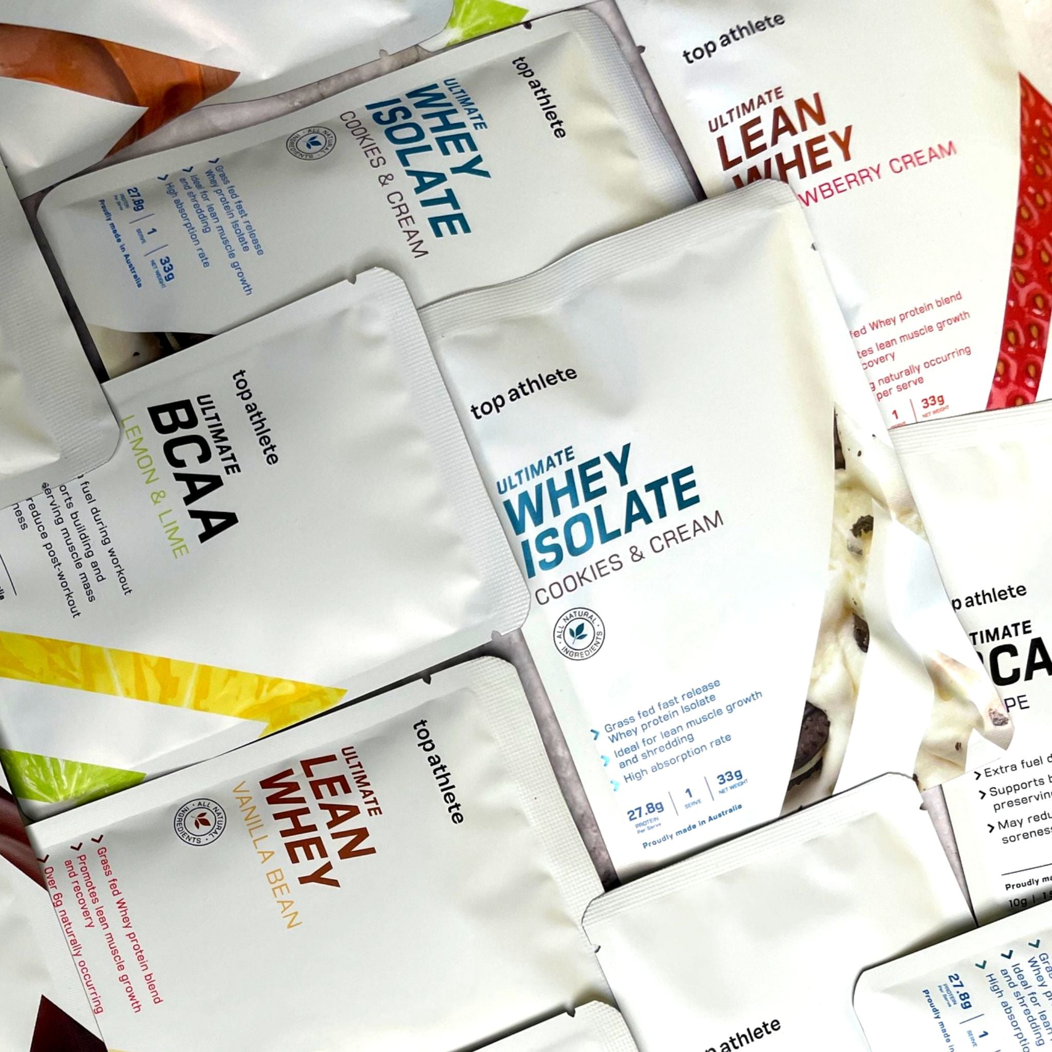 top athlete protein sample packs