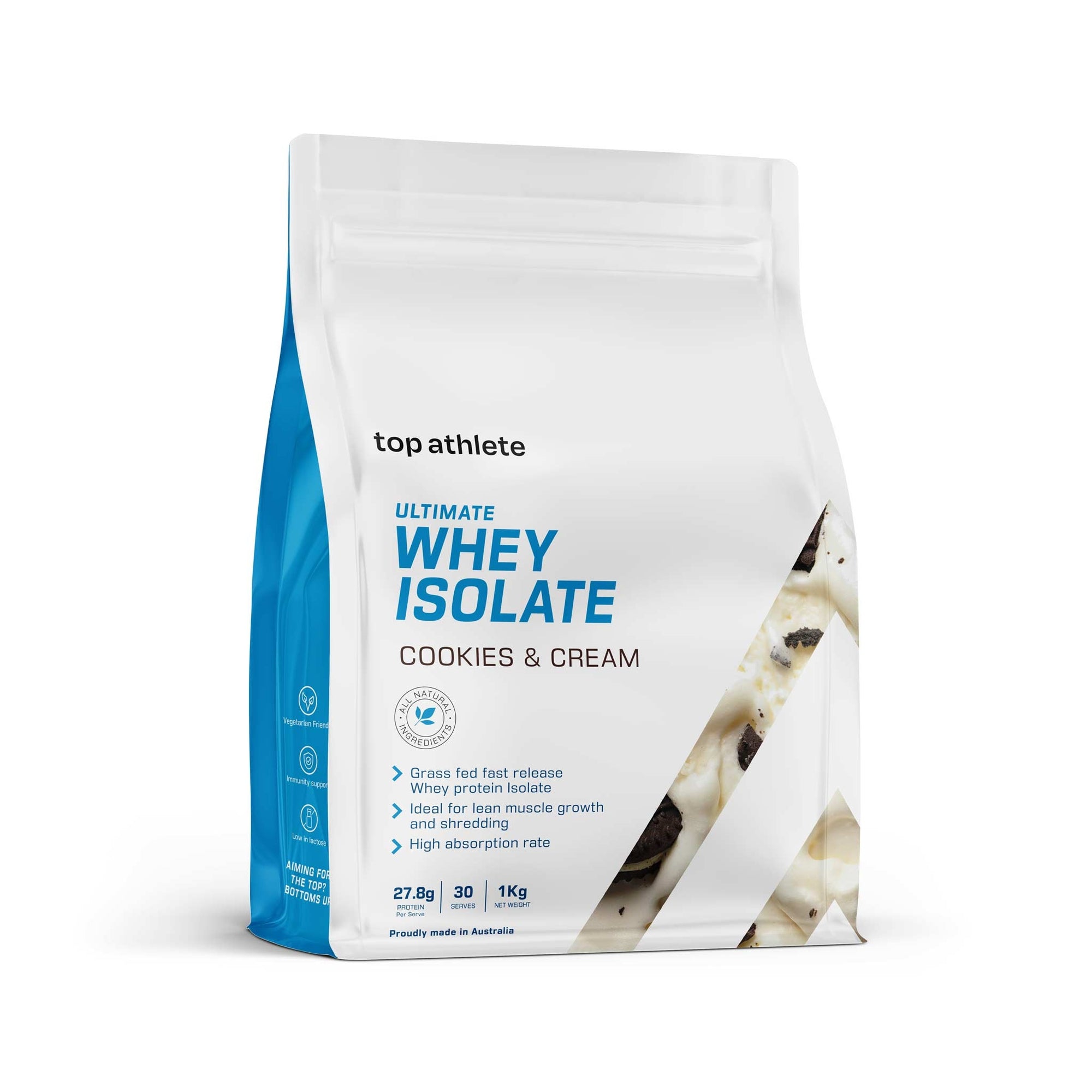 top athlete store Cookies & Cream whey isolate