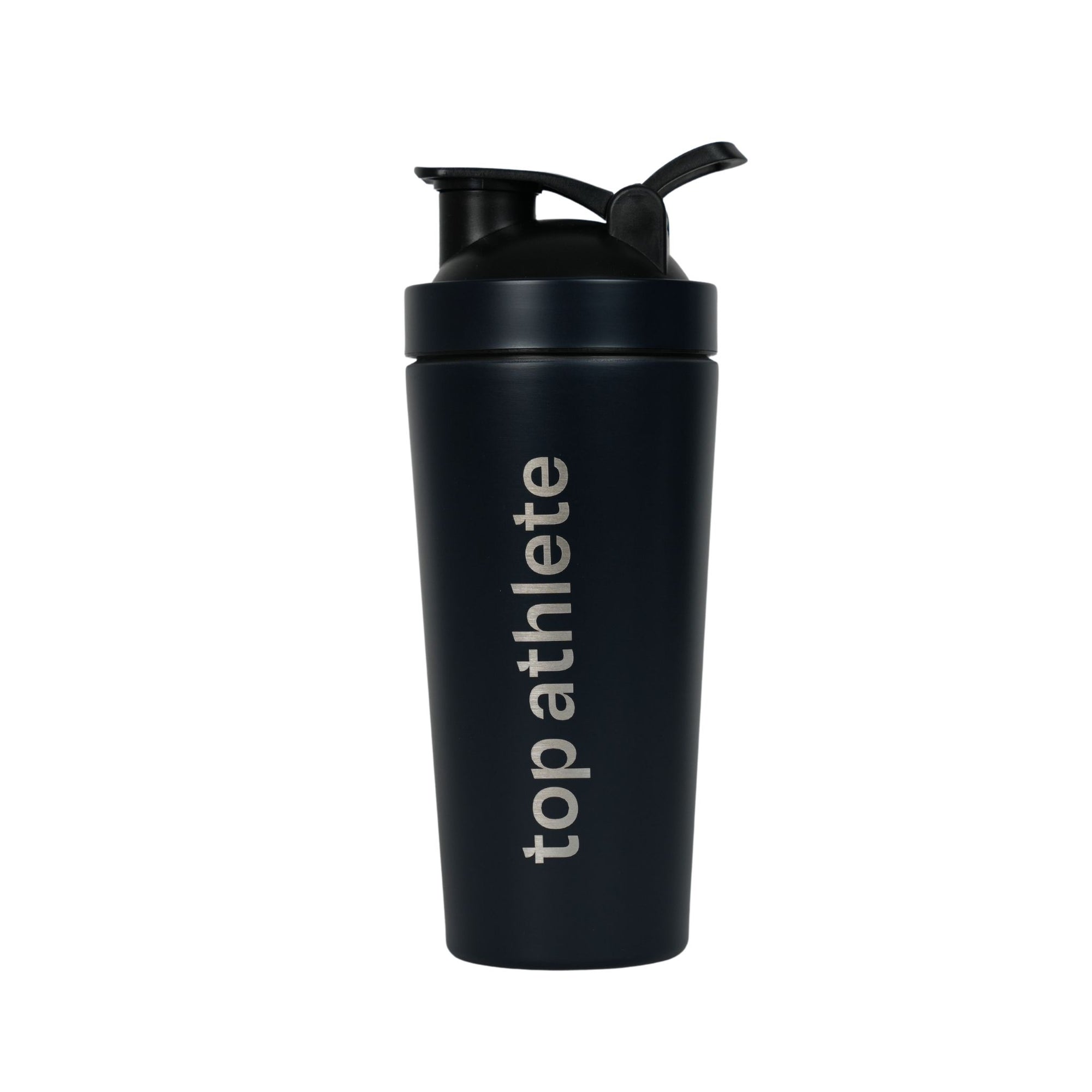 top athlete black stainless steel shaker image 1