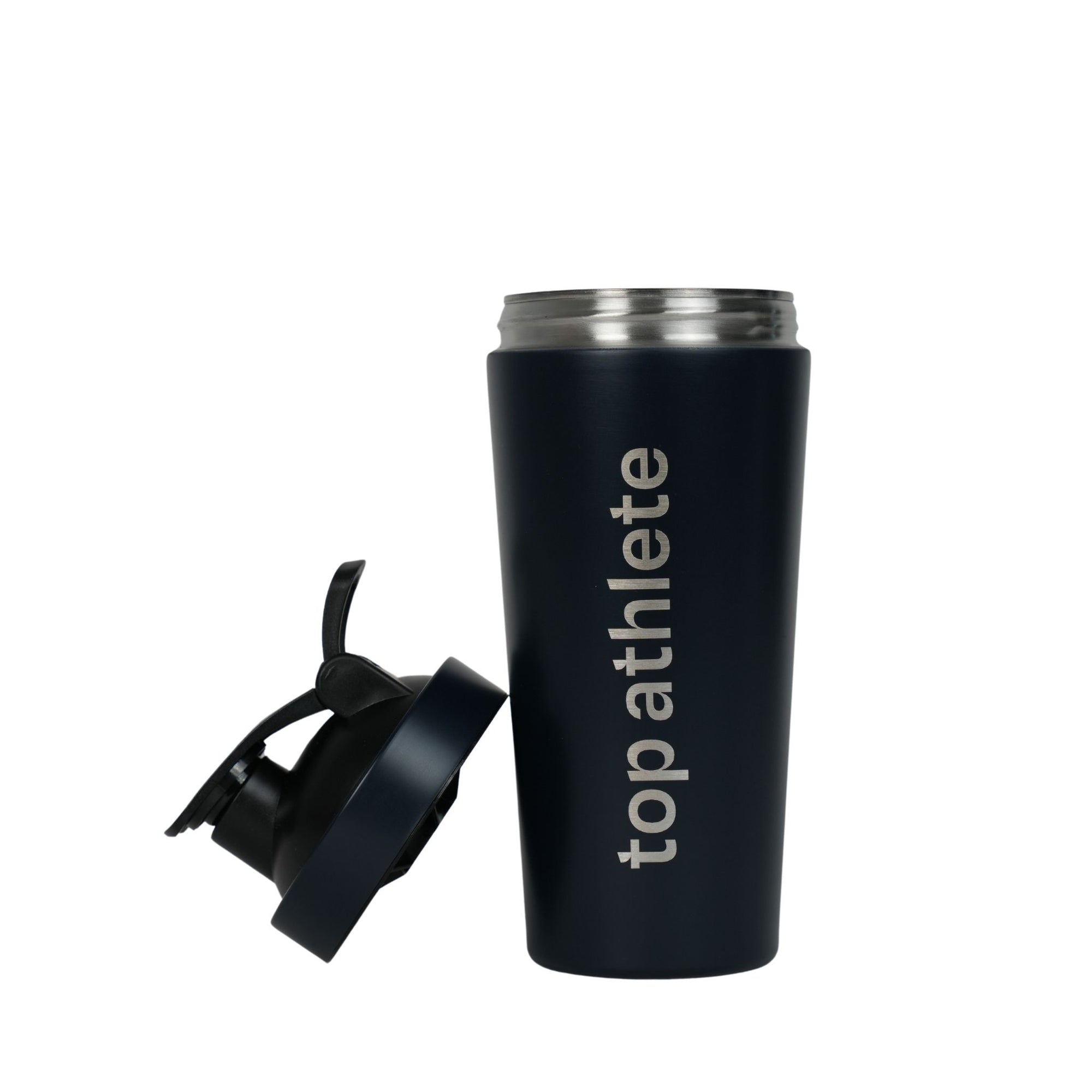 top athlete black stainless steel shaker image 2